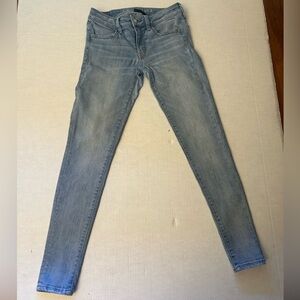 American Eagle Outfitters Super Stretch Jegging Blue Skinny Jeans Sz-4R. G4